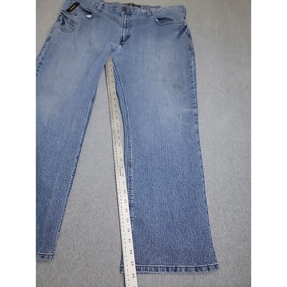 Ariat M4 Rebar Jeans Mens 42 43x30 Baggy Boot High Stretch Western Distressed - Picture 2 of 16